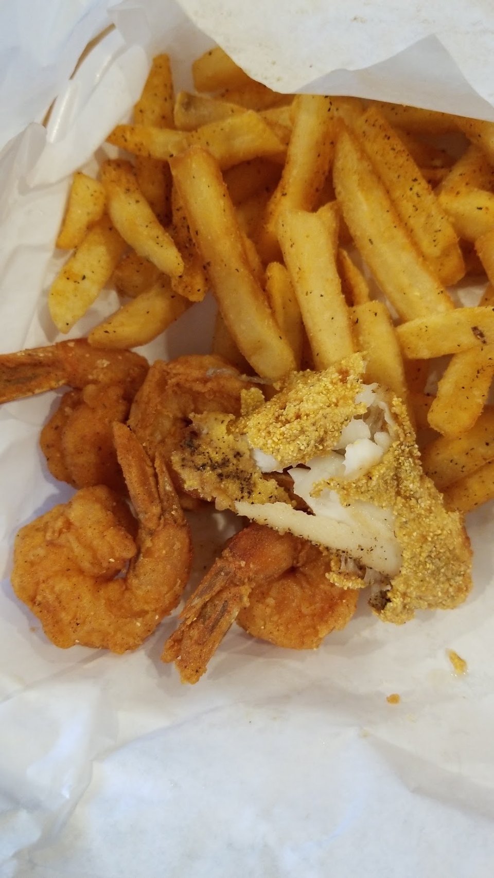 Breaded Shrimp Breaded Fish
