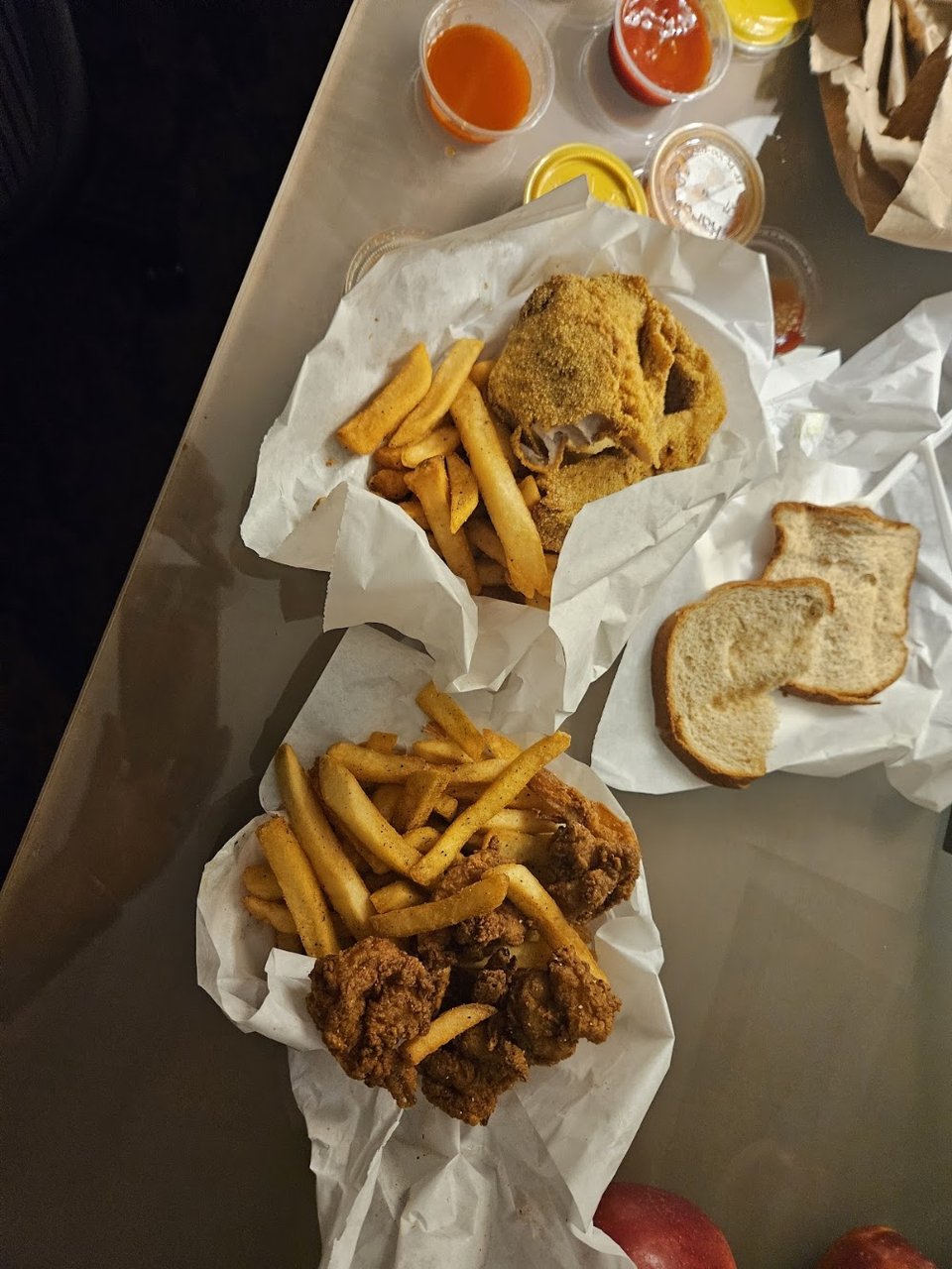 Spicy Fried Red Snapper and Shrimp